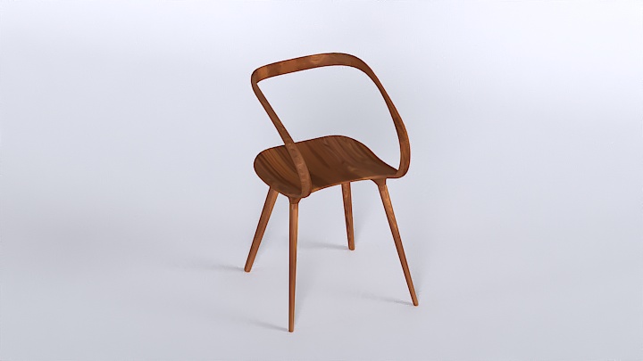 渲染模型_椅子2487