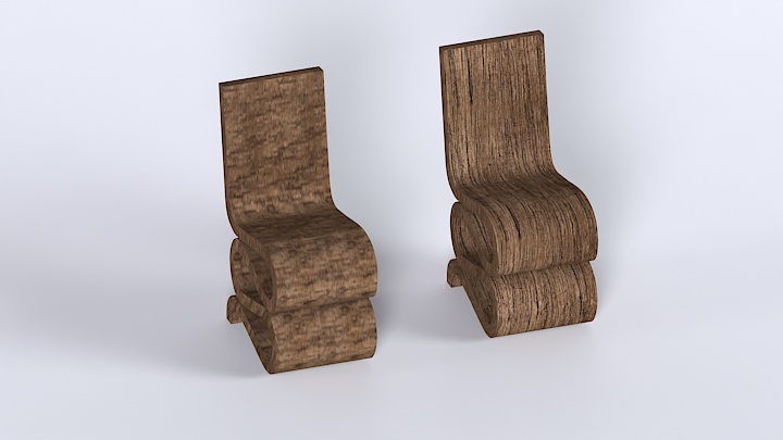 渲染模型_椅子2490