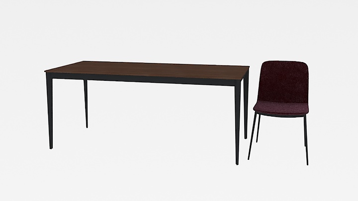 渲染模型_椅子2521