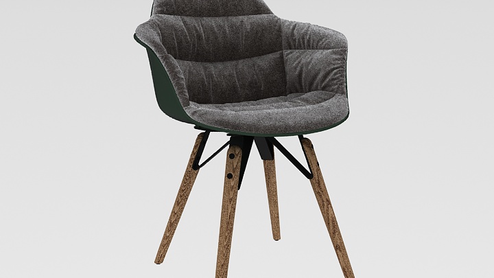 渲染模型_椅子2542