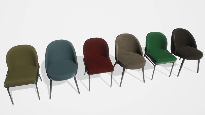 渲染模型_椅子2576