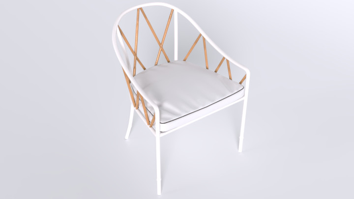 渲染模型_椅子2589