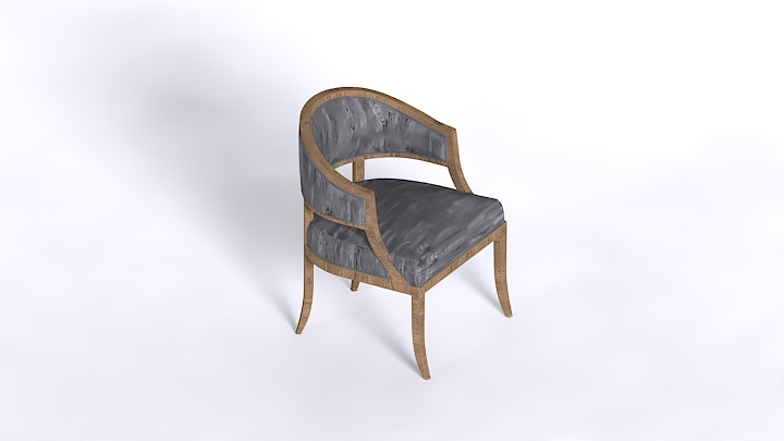 渲染模型_椅子2606