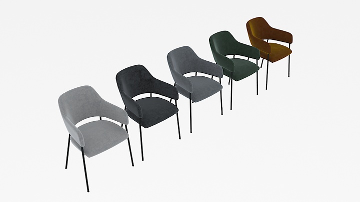 渲染模型_椅子2613