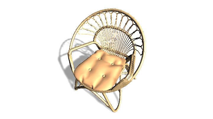 渲染模型_椅子2636