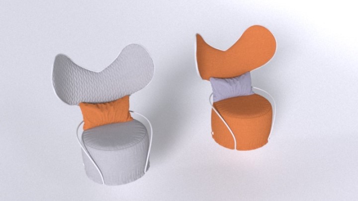 渲染模型_椅子2640