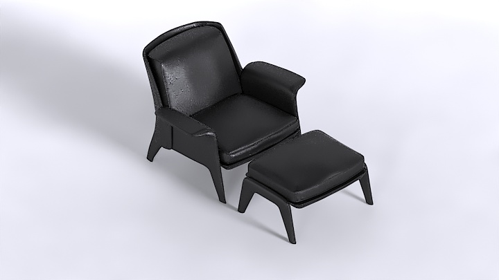 渲染模型_椅子2657