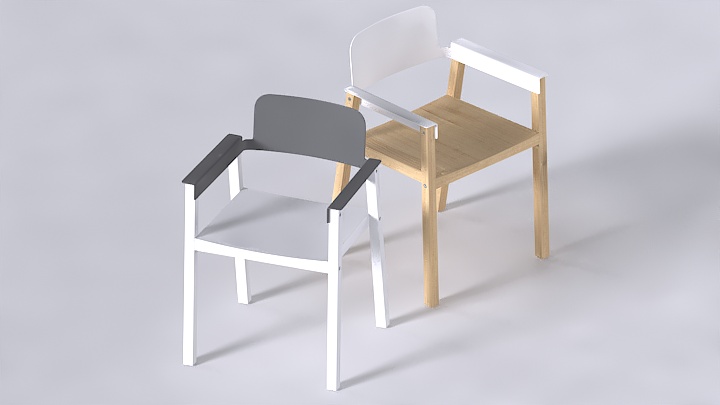 渲染模型_椅子2672
