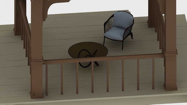 渲染模型_椅子2675