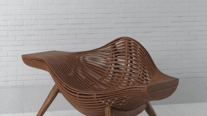 渲染模型_椅子2756