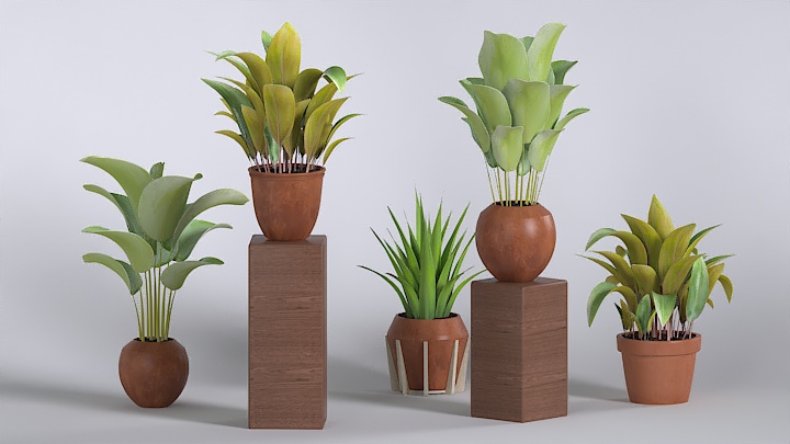 渲染模型_植物086