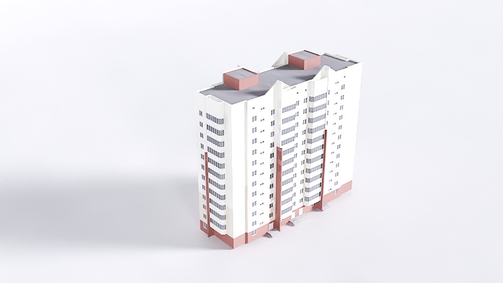 渲染模型_楼栋建筑001