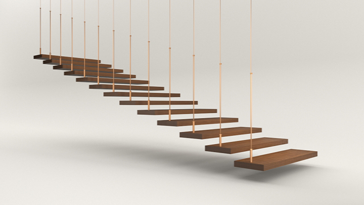 渲染模型_楼梯020