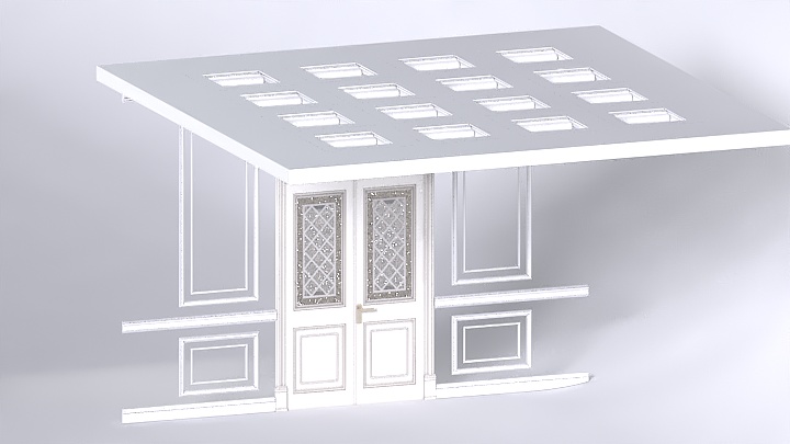 渲染模型_欧式装修001