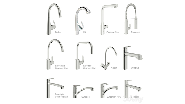 渲染模型_水龙头098