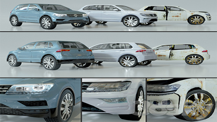 渲染模型_汽车019