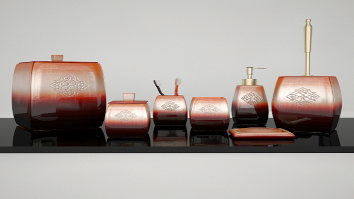 渲染模型_沐浴套装003