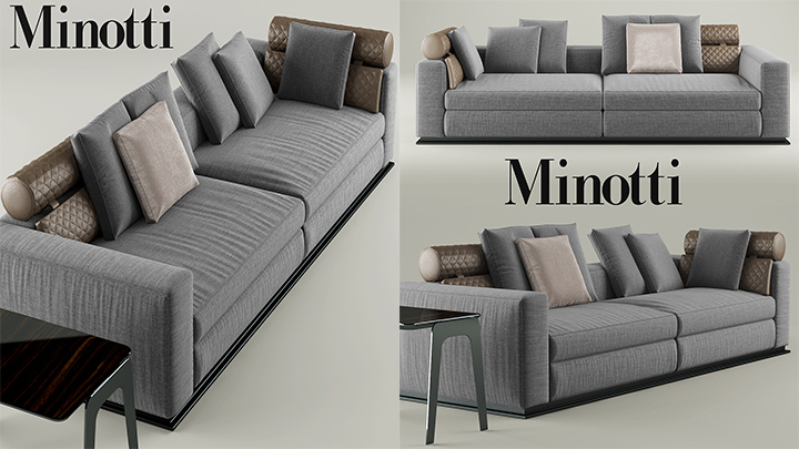 渲染模型_沙发1045