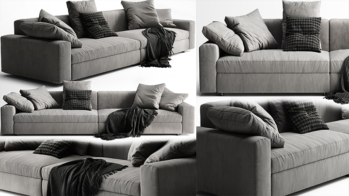 渲染模型_沙发1056