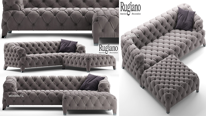 渲染模型_沙发1058