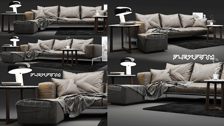 渲染模型_沙发1060