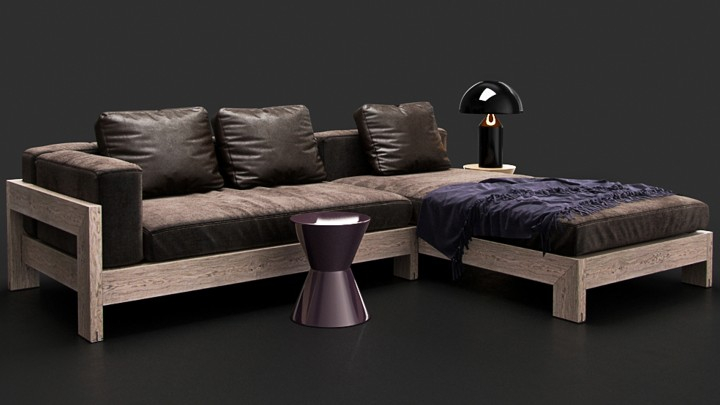 渲染模型_沙发1199