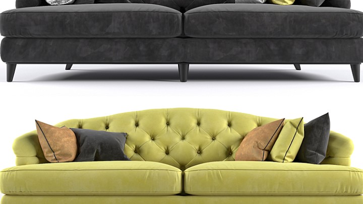 渲染模型_沙发1300