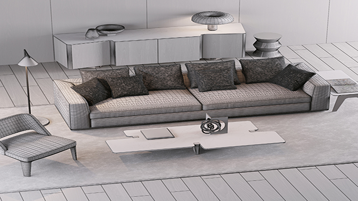 渲染模型_沙发1351