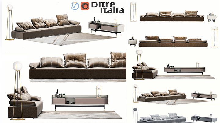 渲染模型_沙发1490