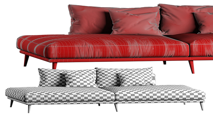 渲染模型_沙发1808