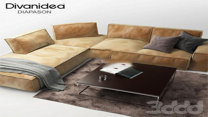 渲染模型_沙发1850