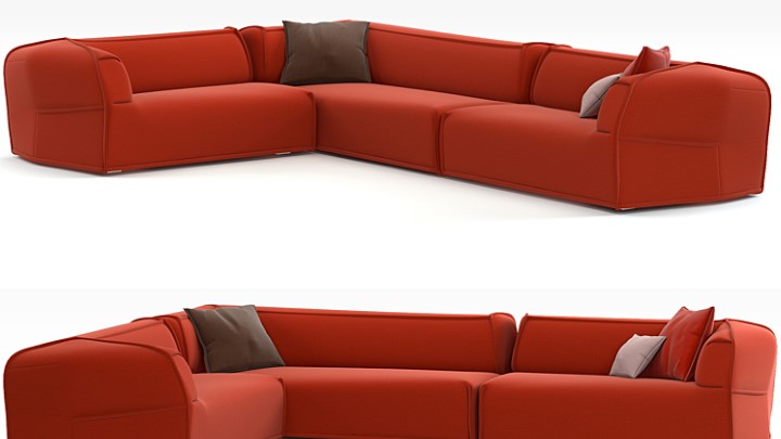 渲染模型_沙发1887