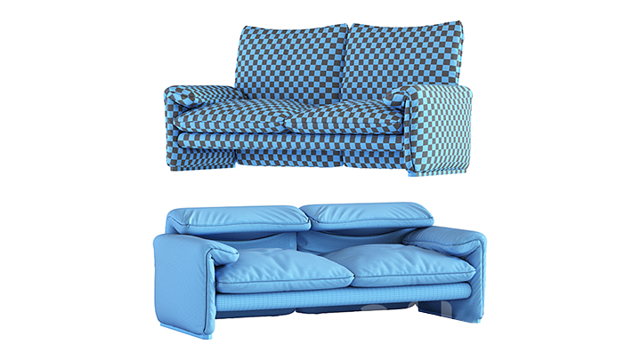 渲染模型_沙发1940