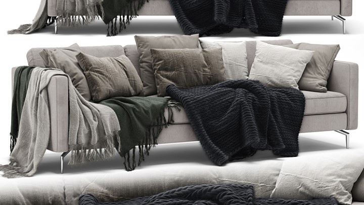 渲染模型_沙发1989