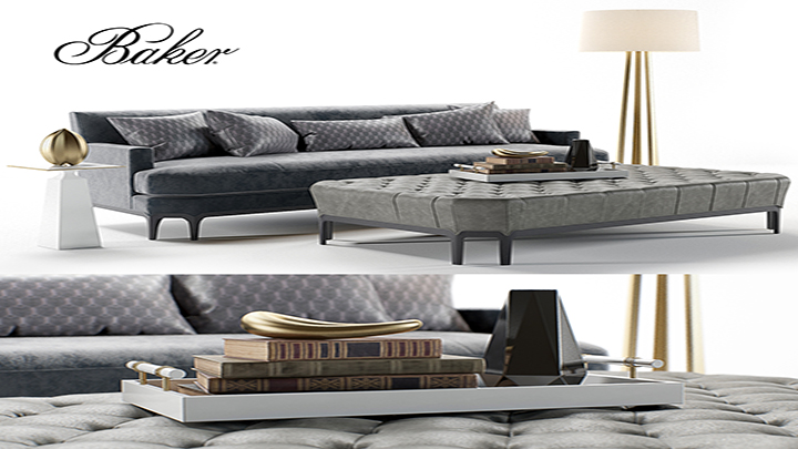 渲染模型_沙发2036