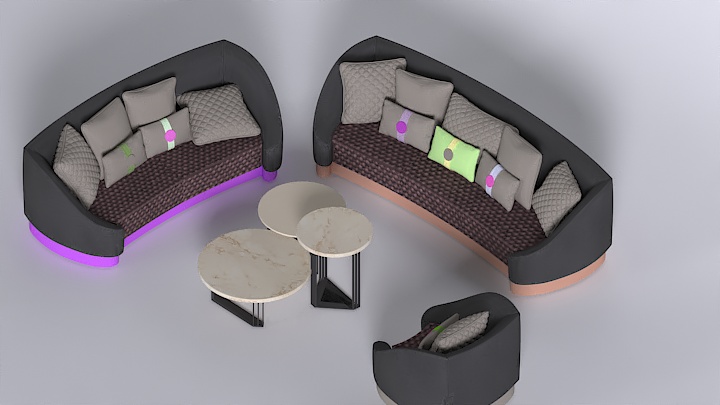 渲染模型_沙发2103