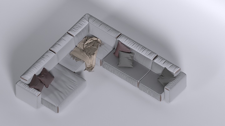 渲染模型_沙发2108