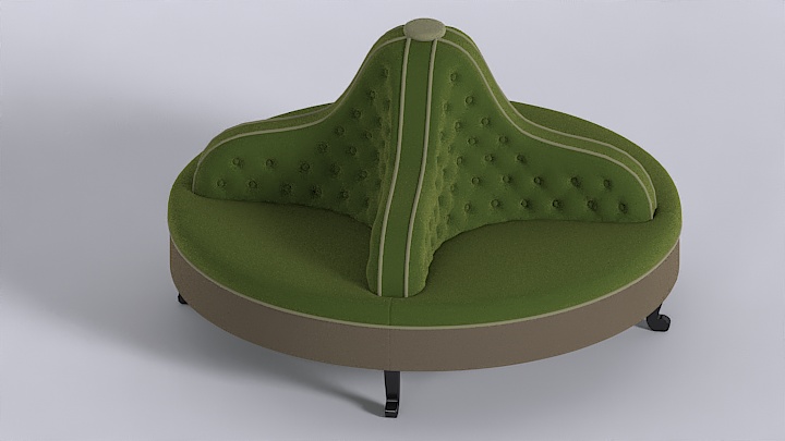 渲染模型_沙发2110