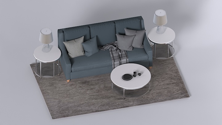 渲染模型_沙发2118