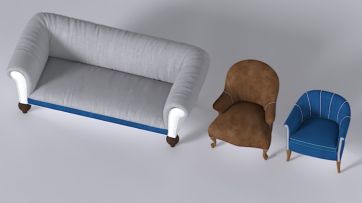 渲染模型_沙发2159