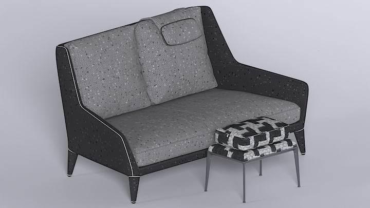 渲染模型_沙发2163