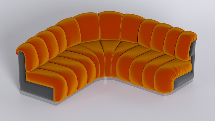 渲染模型_沙发2180