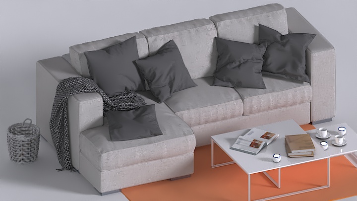 渲染模型_沙发2242