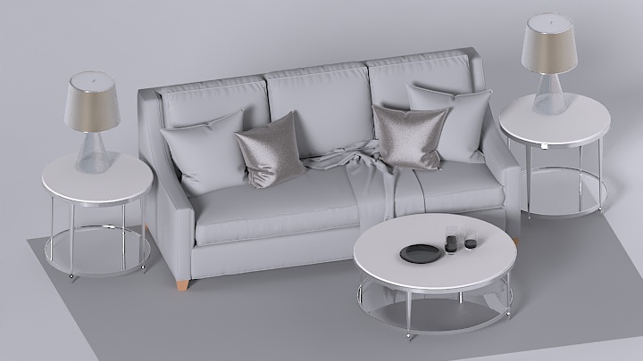 渲染模型_沙发2319