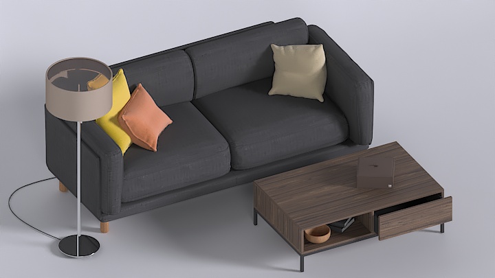 渲染模型_沙发2322