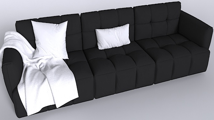 渲染模型_沙发2344