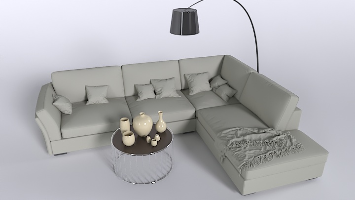 渲染模型_沙发2358