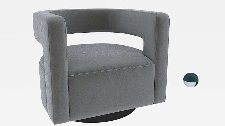 渲染模型_沙发2404