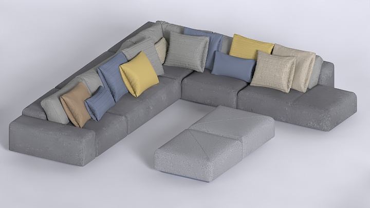 渲染模型_沙发2493