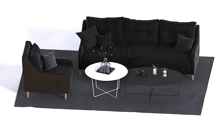 渲染模型_沙发2496